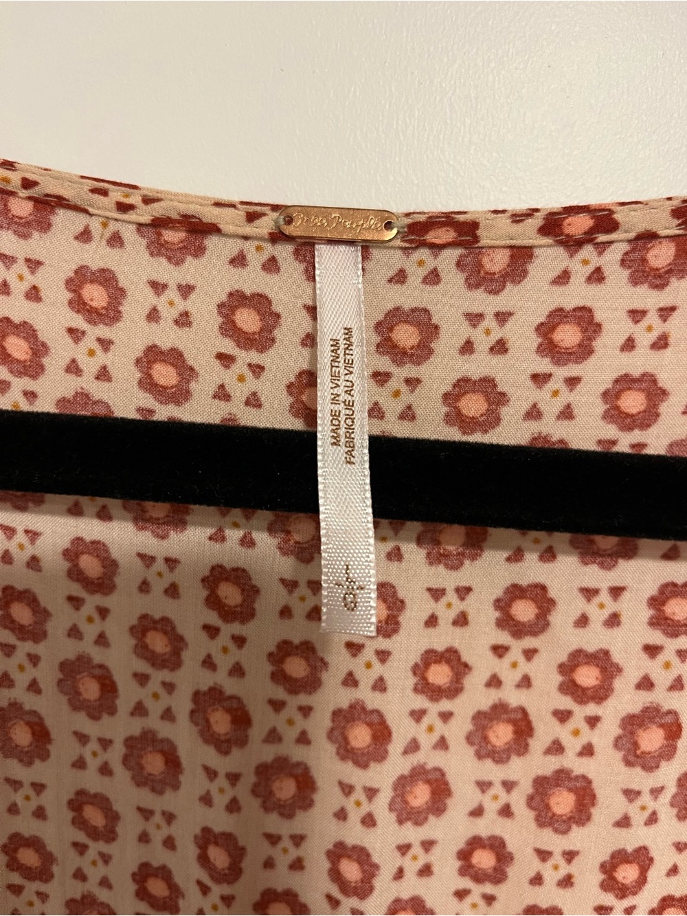 Free People Smocked Waist Maxi Dress in Dusty Rose Print - Picture 2 of 7
